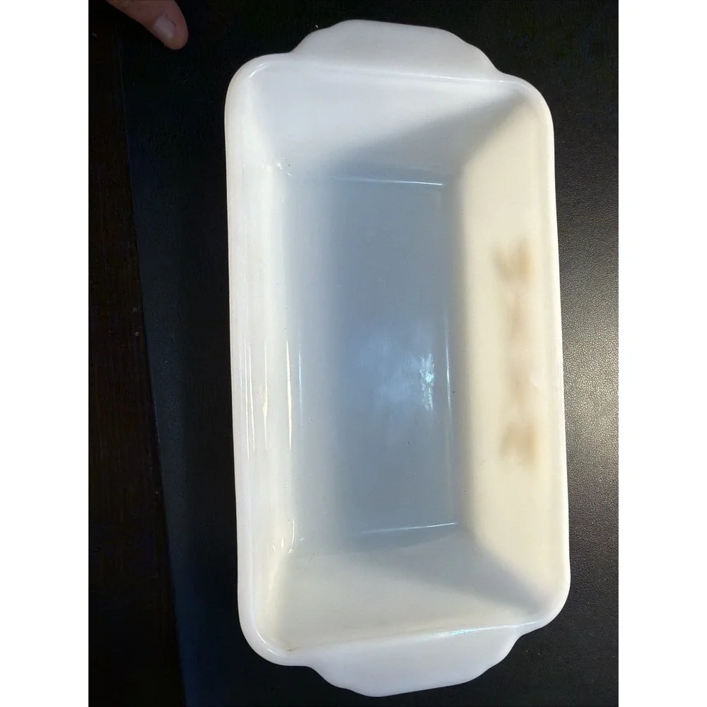 Vintage 1960s Fire King Wheat Loaf Pan 1 Quart Anchor Hocking!